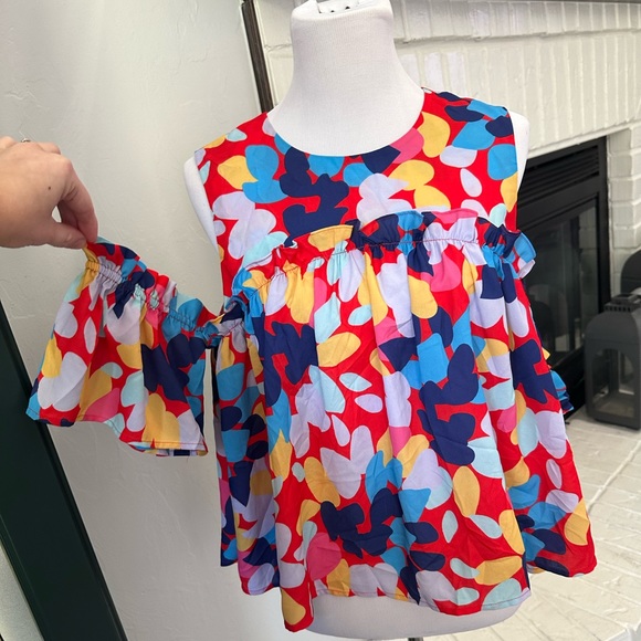 Crosby by Mollie Burch Ruby Statement Blouse - perfect condition! Rare find! - Picture 2 of 3